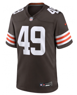 Carson Schwesinger Cleveland Browns Nike 2025 NFL Draft Spielers Trikot – Braun