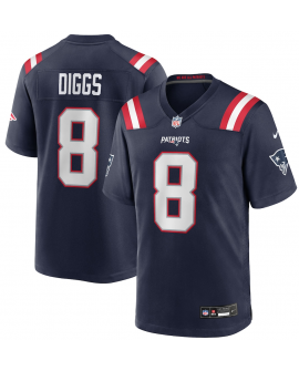 Nike Stefon Diggs New England Patriots Marineblaues Spielers Trikot