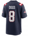 Nike Stefon Diggs New England Patriots Marineblaues Spielers Trikot
