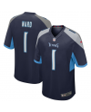 Nike Cameron Ward Tennessee Titans Navy 2025 NFL Draft Erstrundenpick Alternativ-Spiels Trikot