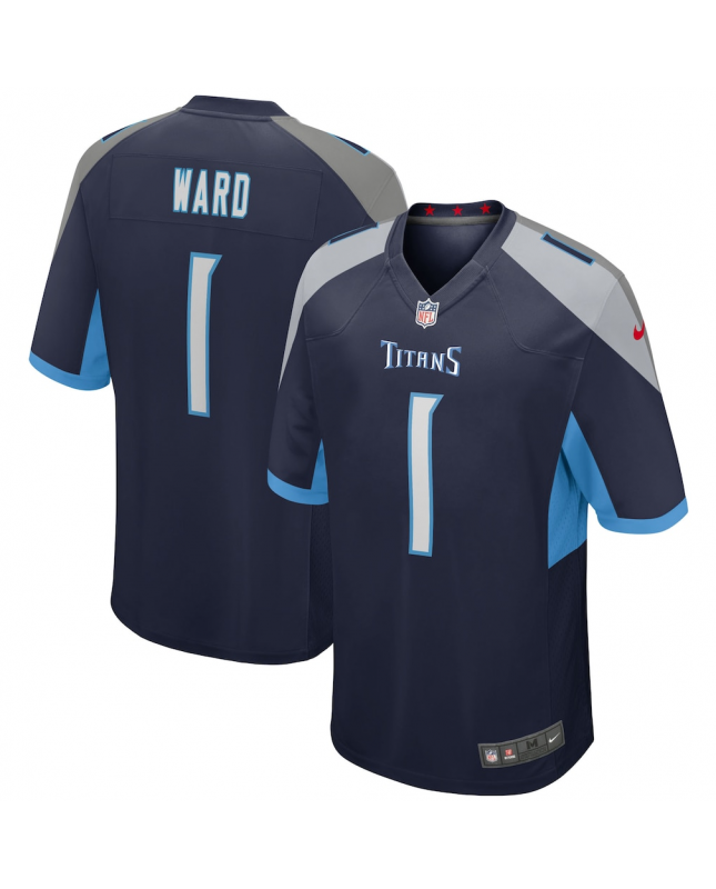 Nike Cameron Ward Tennessee Titans Navy 2025 NFL Draft Erstrundenpick Alternativ-Spiels Trikot
