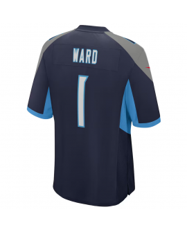 Nike Cameron Ward Tennessee Titans Navy 2025 NFL Draft Erstrundenpick Alternativ-Spiels Trikot