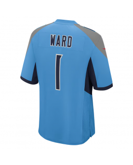 Nike Cameron Ward Tennessee Titans Hellblau 2025 NFL Draft Erste Runde Pick Spiels Trikot