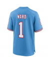 Nike Cameron Ward Tennessee Titans Hellblau 2025 NFL Draft Erste Runde Auswahl 2. Ersatz-Spiels Trikot