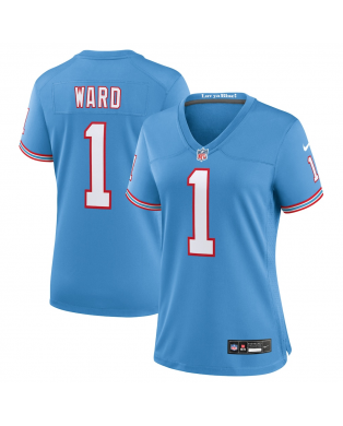 Nike Cam Ward Tennessee Titans Damen Hellblau 2025 NFL Draft 2. Alternativ-Spiels Trikot