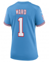 Nike Cam Ward Tennessee Titans Damen Hellblau 2025 NFL Draft 2. Alternativ-Spiels Trikot
