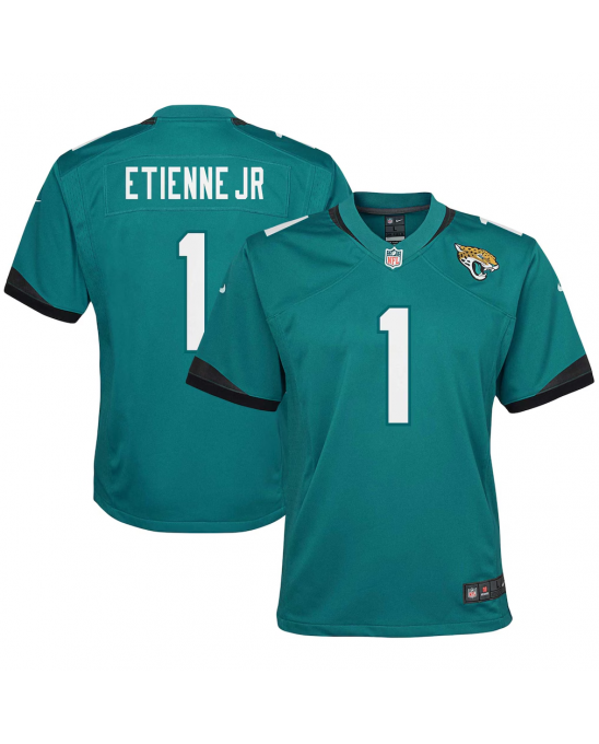 Nike Travis Etienne Jacksonville Jaguars Jugend-Spiels Trikot in Blaugrün