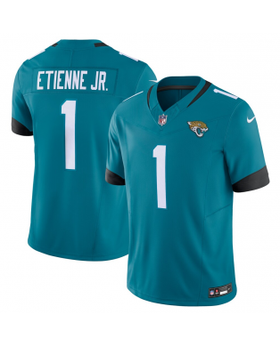 Nike Travis Etienne Jacksonville Jaguars Teal Vapor F.U.S.E. Limited Trikot