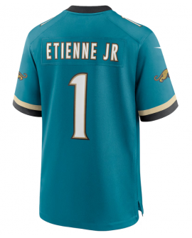 Jacksonville Jaguars Travis Etienne Jr Nike Teal Prowler Retro-Spielers Trikot