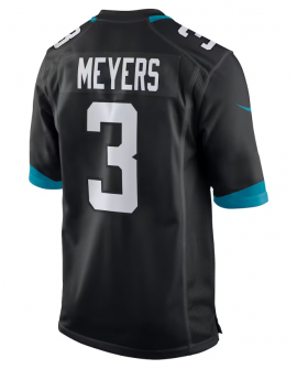 Nike Jakobi Meyers Jacksonville Jaguars – Schwarzes Ausweich-Spiels Trikot