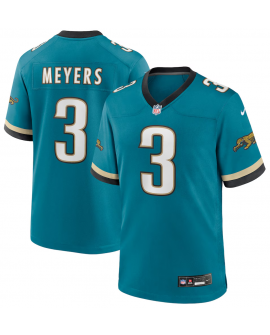 Nike Jakobi Meyers Jacksonville Jaguars Teal Alternate 2 Prowler Retro-Spiels Trikot