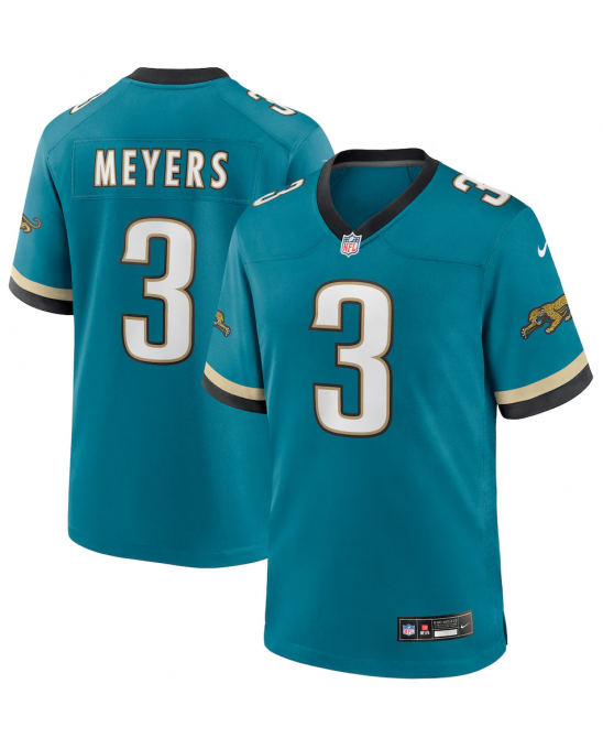Nike Jakobi Meyers Jacksonville Jaguars Teal Alternate 2 Prowler Retro-Spiels Trikot