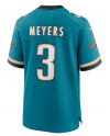 Nike Jakobi Meyers Jacksonville Jaguars Teal Alternate 2 Prowler Retro-Spiels Trikot