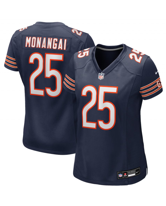 Nike Kyle Monangai Chicago Bears Damen-Trikot in Marineblau