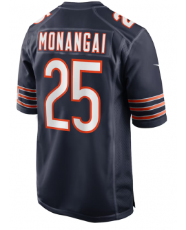 Nike Kyle Monangai Chicago Bears Spiels Trikot in Marineblau