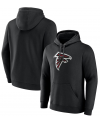 Atlanta Falcons – Schwarzer Pullover mit Kapuze und Hauptlogo