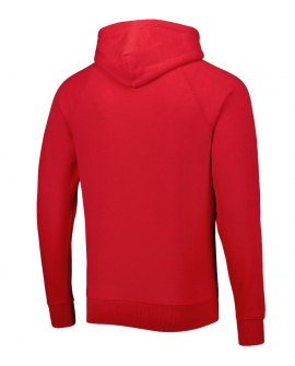 Homage Atlanta Falcons – Roter Retro-Helm – Raglan-Pullover mit Kapuze aus Tri-Blend-Material