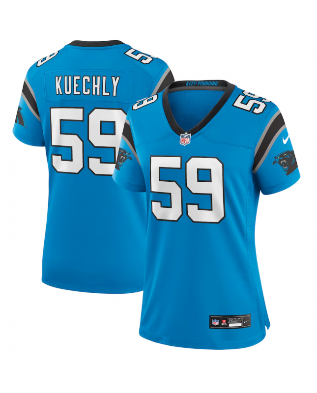 Nike Luke Kuechly Carolina Panthers Damen-Spieltrikot in Blau (ehemaliger Spieler)