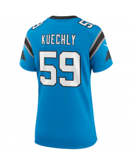 Nike Luke Kuechly Carolina Panthers Damen-Spieltrikot in Blau (ehemaliger Spieler)