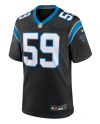 Nike Luke Kuechly Carolina Panthers – Schwarzes Team-Spieltrikot