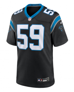 Nike Luke Kuechly Carolina Panthers – Schwarzes Team-Spieltrikot
