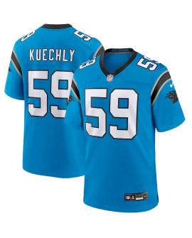 Nike Luke Kuechly Carolina Panthers Blaues Ausweich-Spieltrikot für ehemalige Spieler
