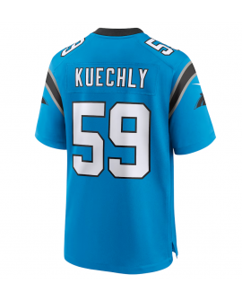 Nike Luke Kuechly Carolina Panthers Blaues Ausweich-Spieltrikot für ehemalige Spieler