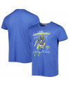 Nike Aaron Donald Los Angeles Rams Weißes/Blau Spieler-T-Shirt mit Grafik