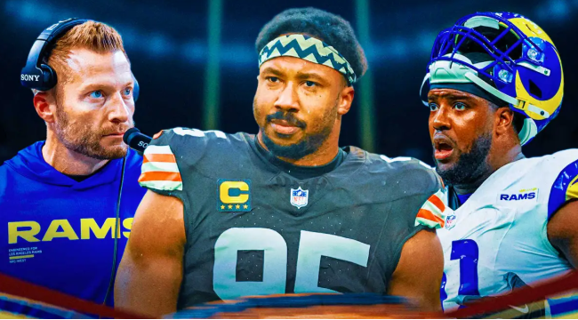 3 Gründe, warum der Rams-Blockbuster Myles Garrett im Gesicht explodieren wird