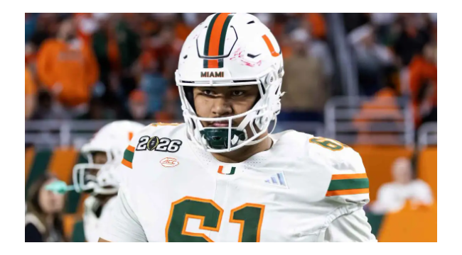 Francis Mauigoa erhält Rückverletzung vor NFL Draft neu untersucht