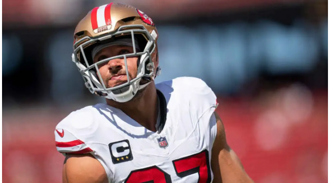 49ers-Star Nick Bosas "bizarre" Aufnahme der Weltmeisterschaft mit Grasfeldern in NFL-Stadien