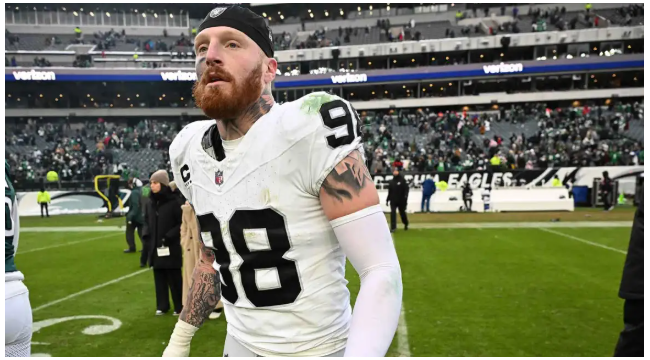 Raiders-Star Maxx Crosby Details Ravens Handel Zusammenbruch und bizarre Austausch