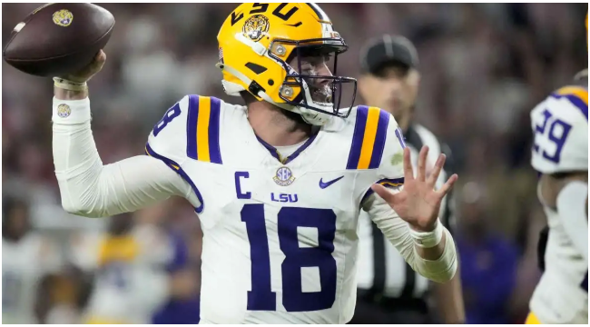 Garrett Nussmeier zieht Mid-Round Ty Simpson Comp von NFL Insider