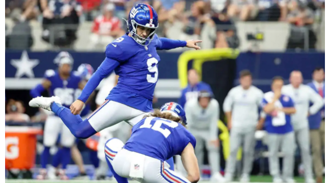 Giants' Graham Gano wegen fehlgeschlagener Physik freigelassen