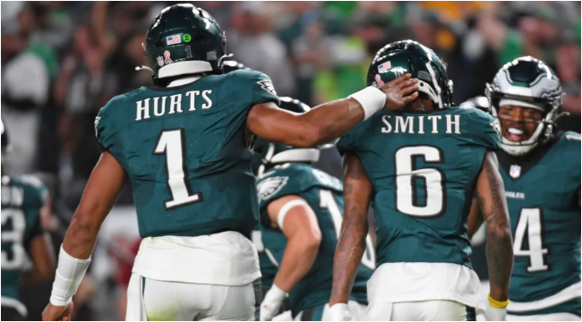 DeVonta Smiths eigene Frustrationen entstehen neben A.J. Brown-Problemen