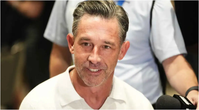 Kyle Shanahan beschuldigt SoFi 49ers Fan Übernahme für Rams fordern Australien Spiel