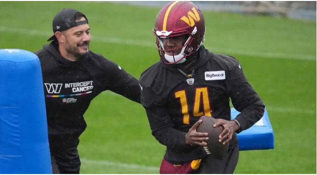 Insider applaudiert den "Schuss der Energie", den David Blough den Commanders gegeben hat