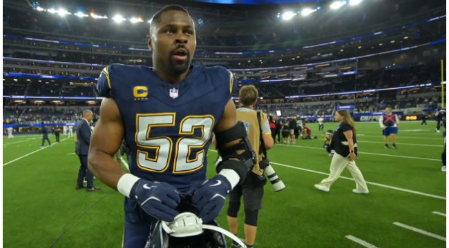 Khalil Mack unterzeichnet 18 Millionen Dollar Vertrag mit Chargers